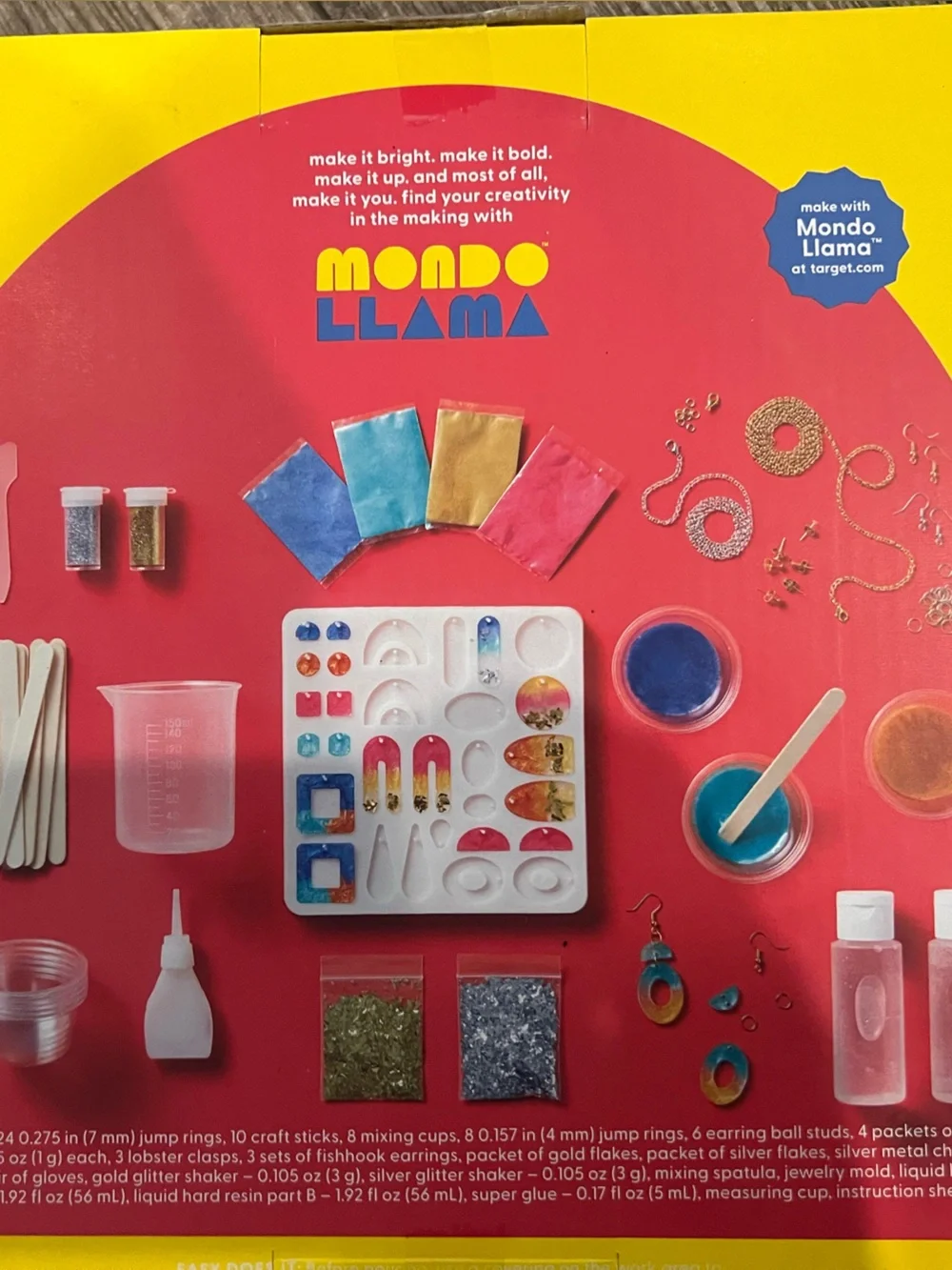 Mondo Llama Create-Your-Own Resin Jewelry Kit